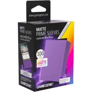 Gamegenic Standard Size Prime Matte Sleeves Paars (100)