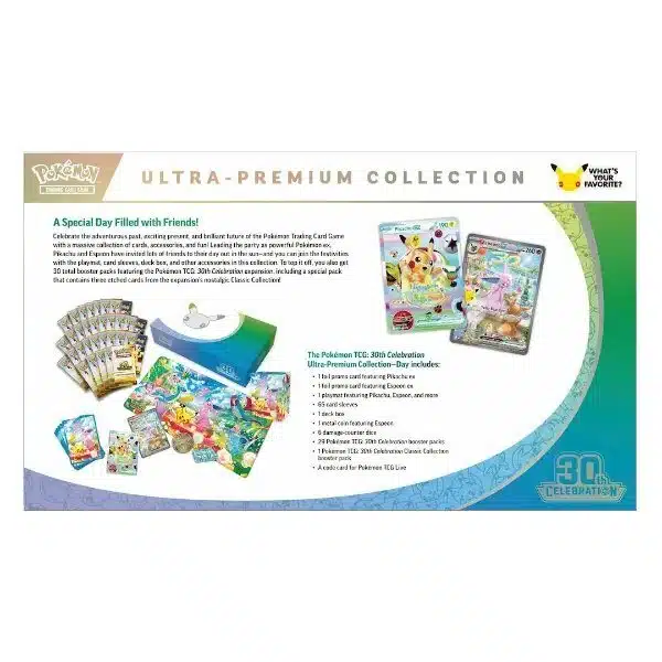 Pokemon TCG 30th Celebration Ultra Premium Collection Box Day - Afbeelding 3