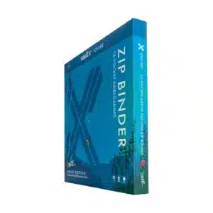 Vault X 12-Pocket Exo-Tec® Zip Binder Water: Osare - Afbeelding 6