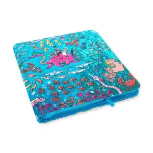 Vault X 12-Pocket Exo-Tec® Zip Binder Water: Osare