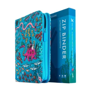 Vault X 4-Pocket Exo-Tec&reg; Zip Binder Water: Osare