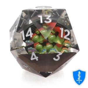 Alternative view of Sirius Dice - Magic: The Gathering Teenage Mutant Ninja Turtles 55mm d20 Spindown