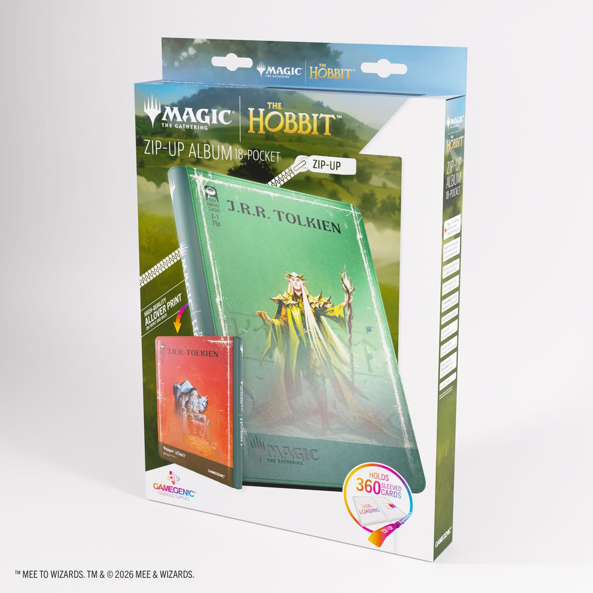 MTG The Hobbit Zip-Up Album 18-Pocket Thranduil, the Elvenking/The Mountain-king