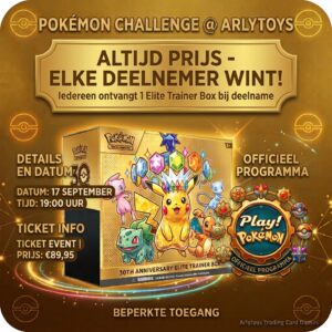 Alternative view of TICKET POK&Eacute;MON CHALLENGE SEPTEMBER @ ARLYTOYS!