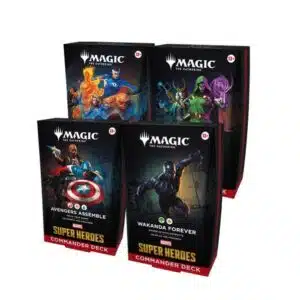 Magic: The Gathering - Marvel Super Heroes Commander Deck (set van 4)
